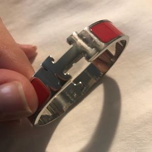 Red Hermès Bracelet